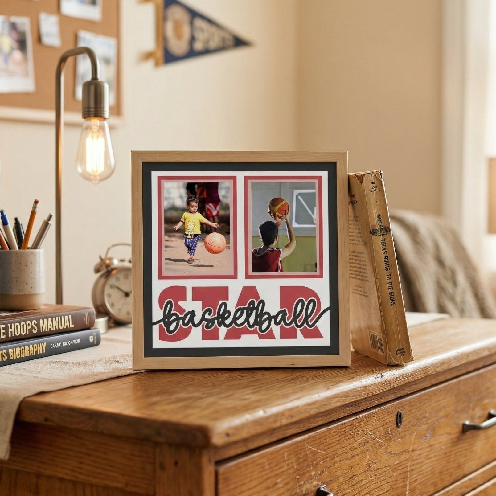 Basketball Star Photo Frame - The Caring Creative