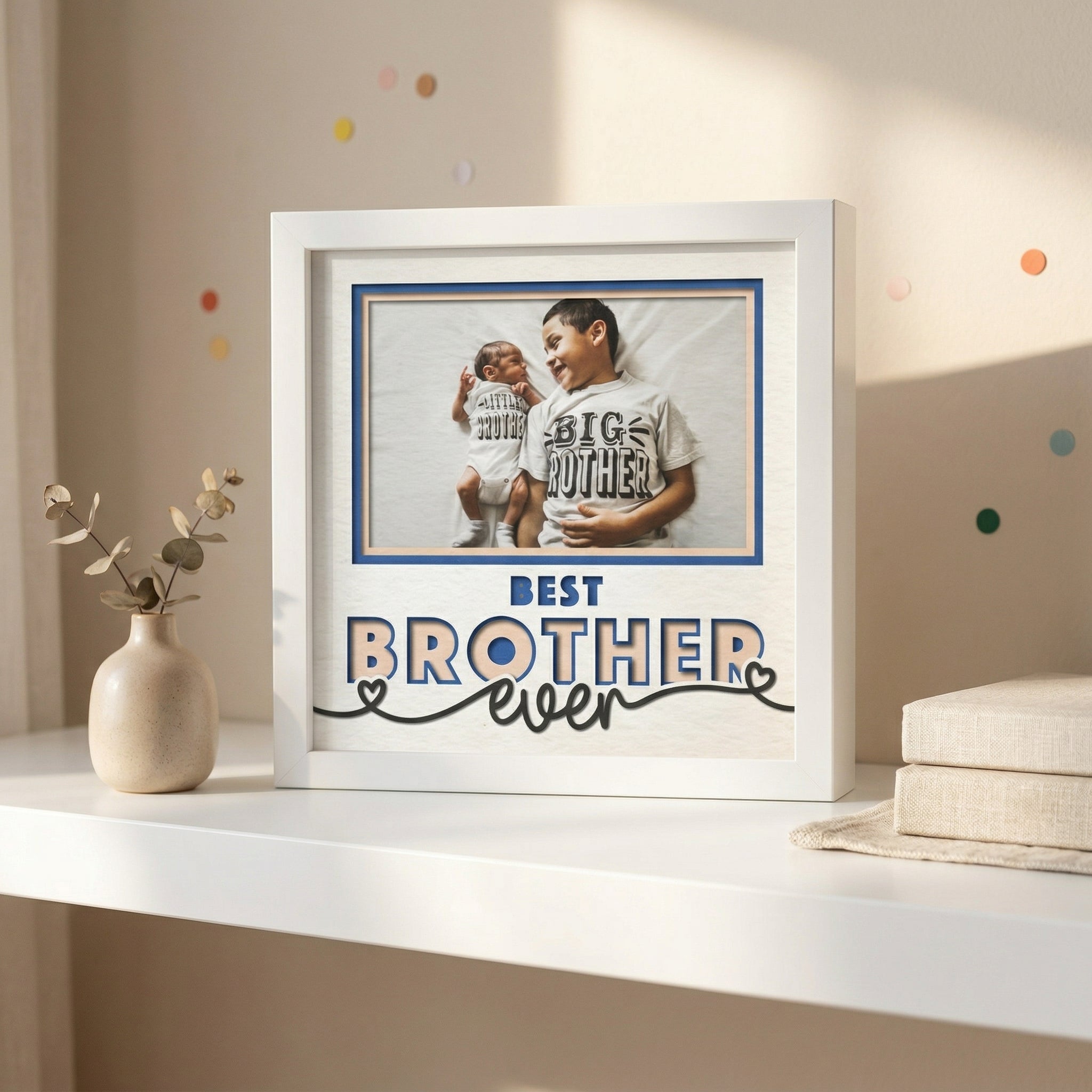 Best Brother Ever Photo Frame - The Caring Creative