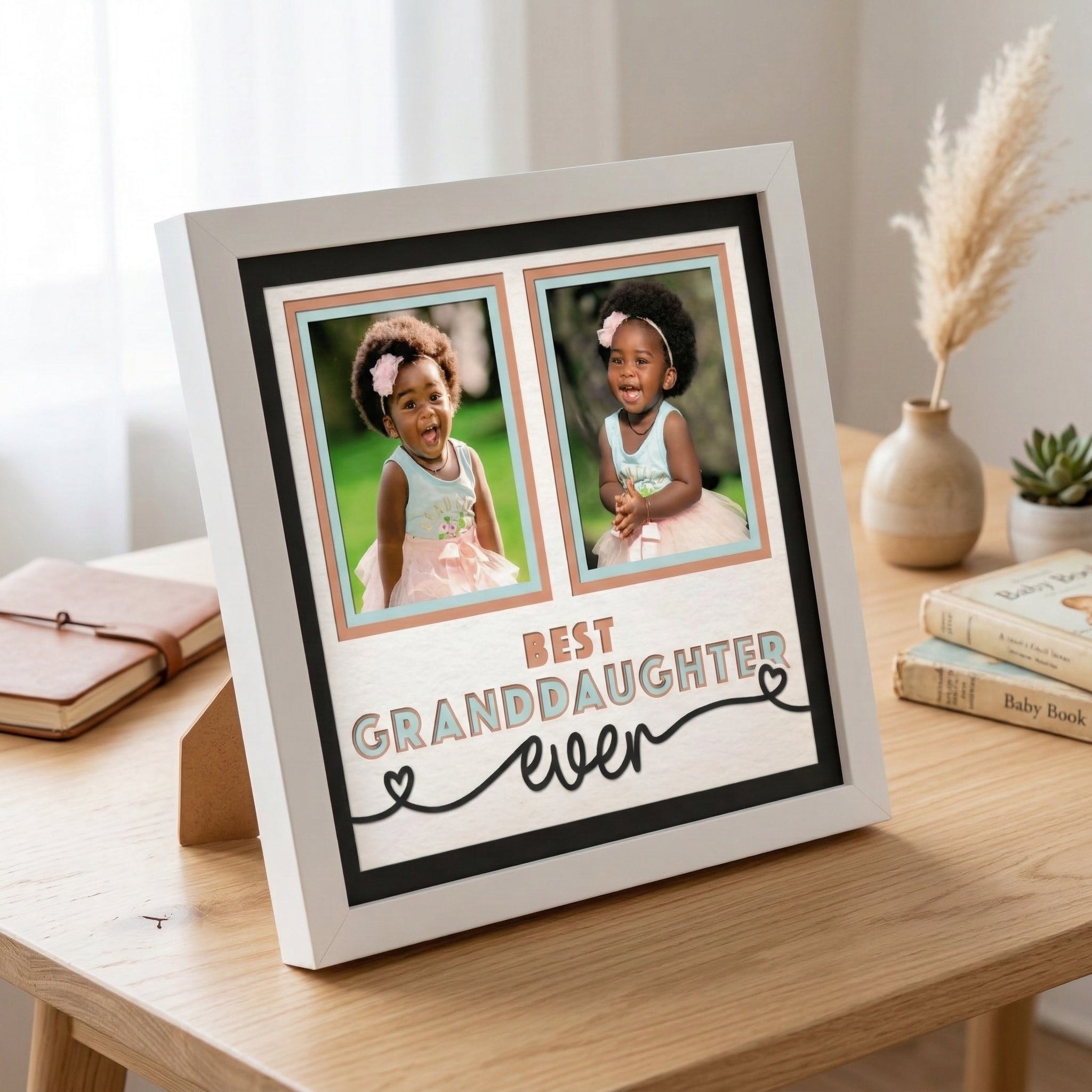 Best Granddaughter Ever Photo Frame - The Caring Creative