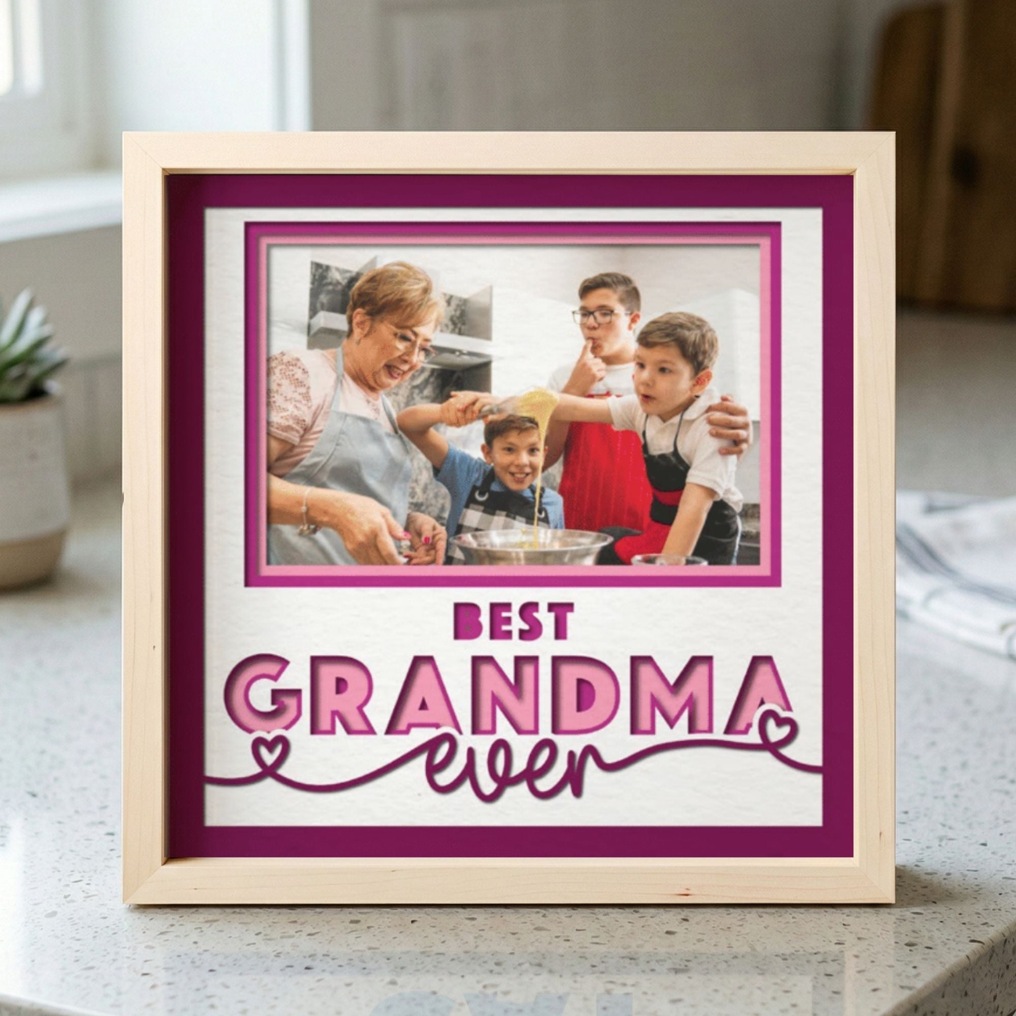 Best Grandma Ever Photo Frame - The Caring Creative