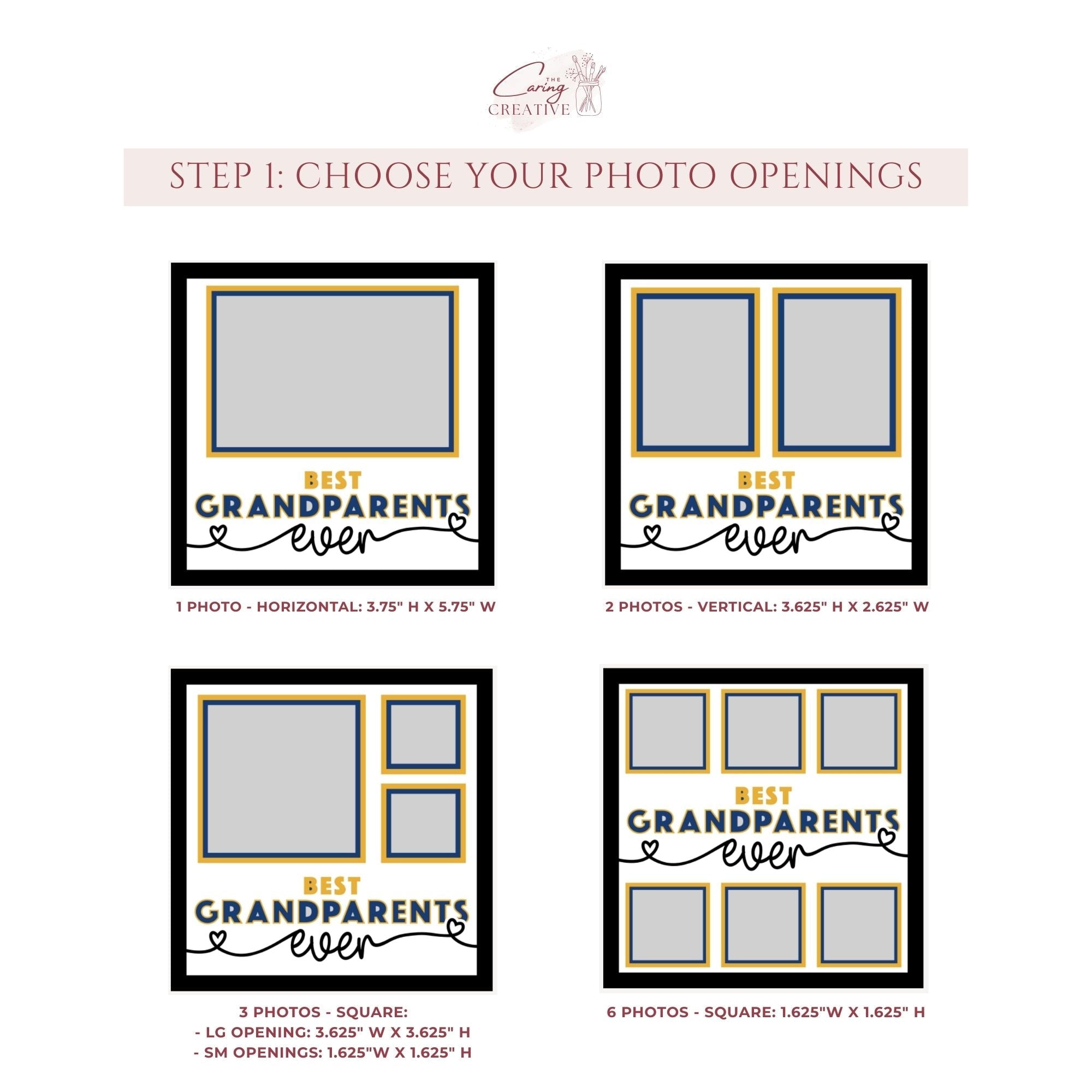 Best Grandparents Ever Photo Frame - The Caring Creative