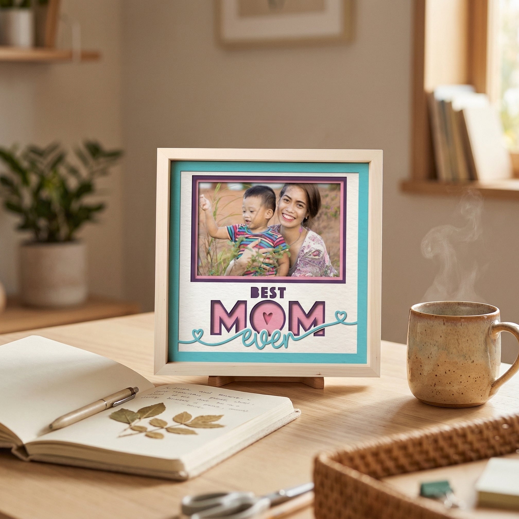 Best Mom Ever Photo Frame - The Caring Creative