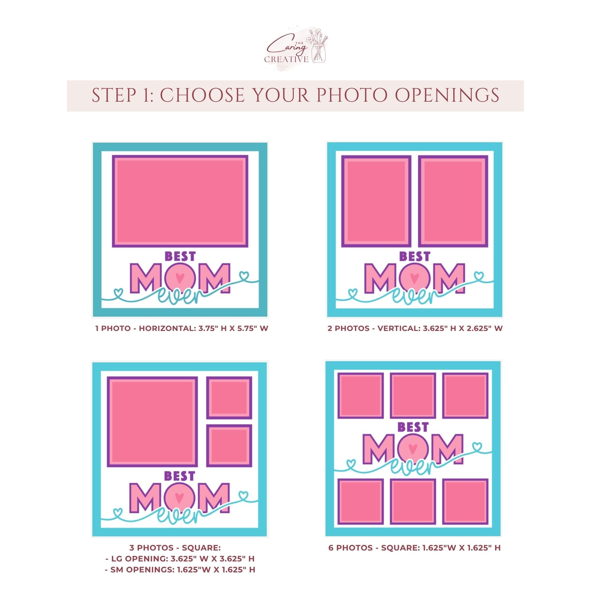 Best Mom Ever Photo Frame - The Caring Creative