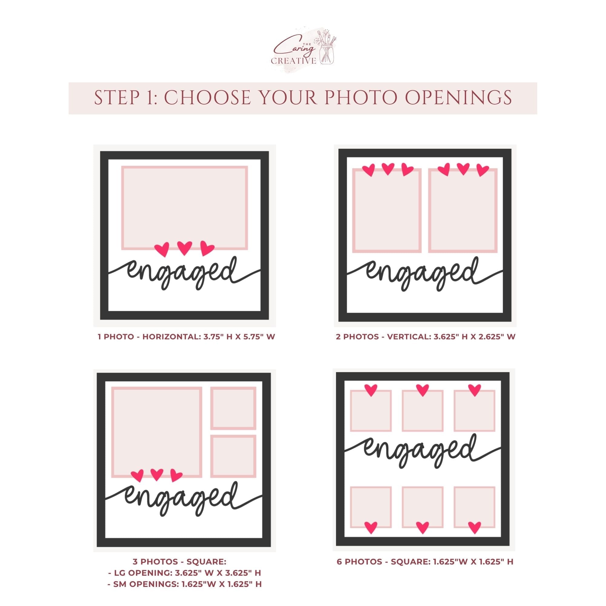 Engaged Photo Frame - The Caring Creative