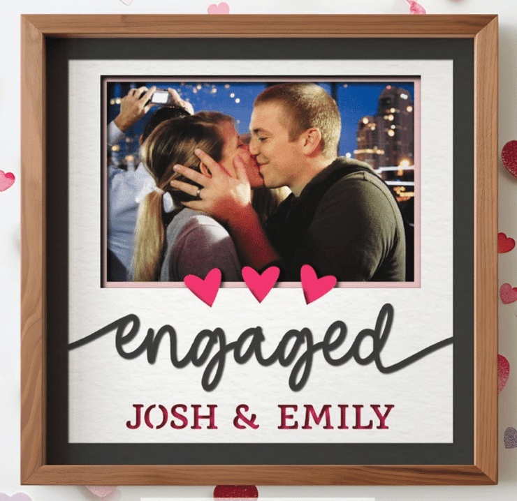 Engaged Photo Frame - The Caring Creative