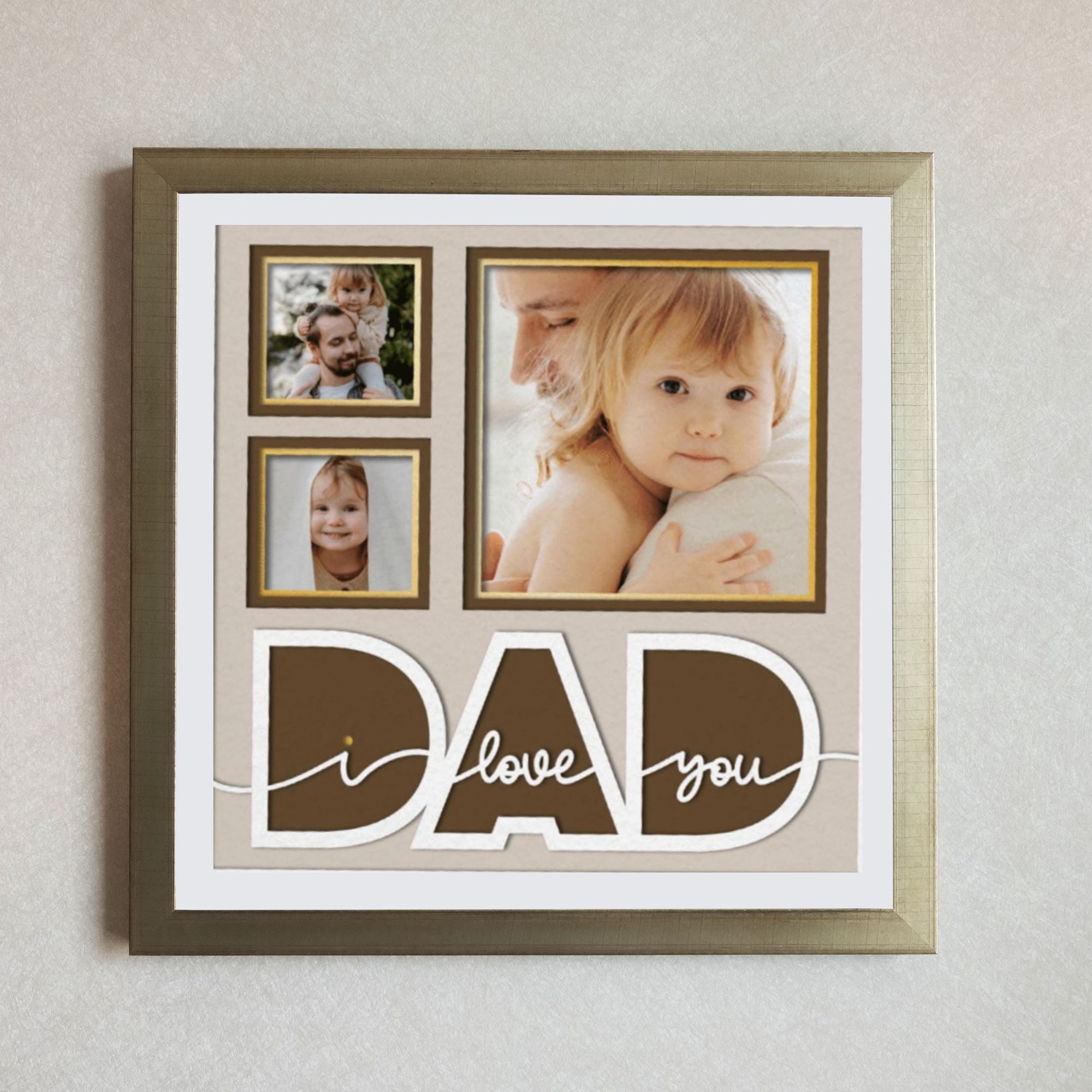 I Love You Dad Photo Frame - The Caring Creative
