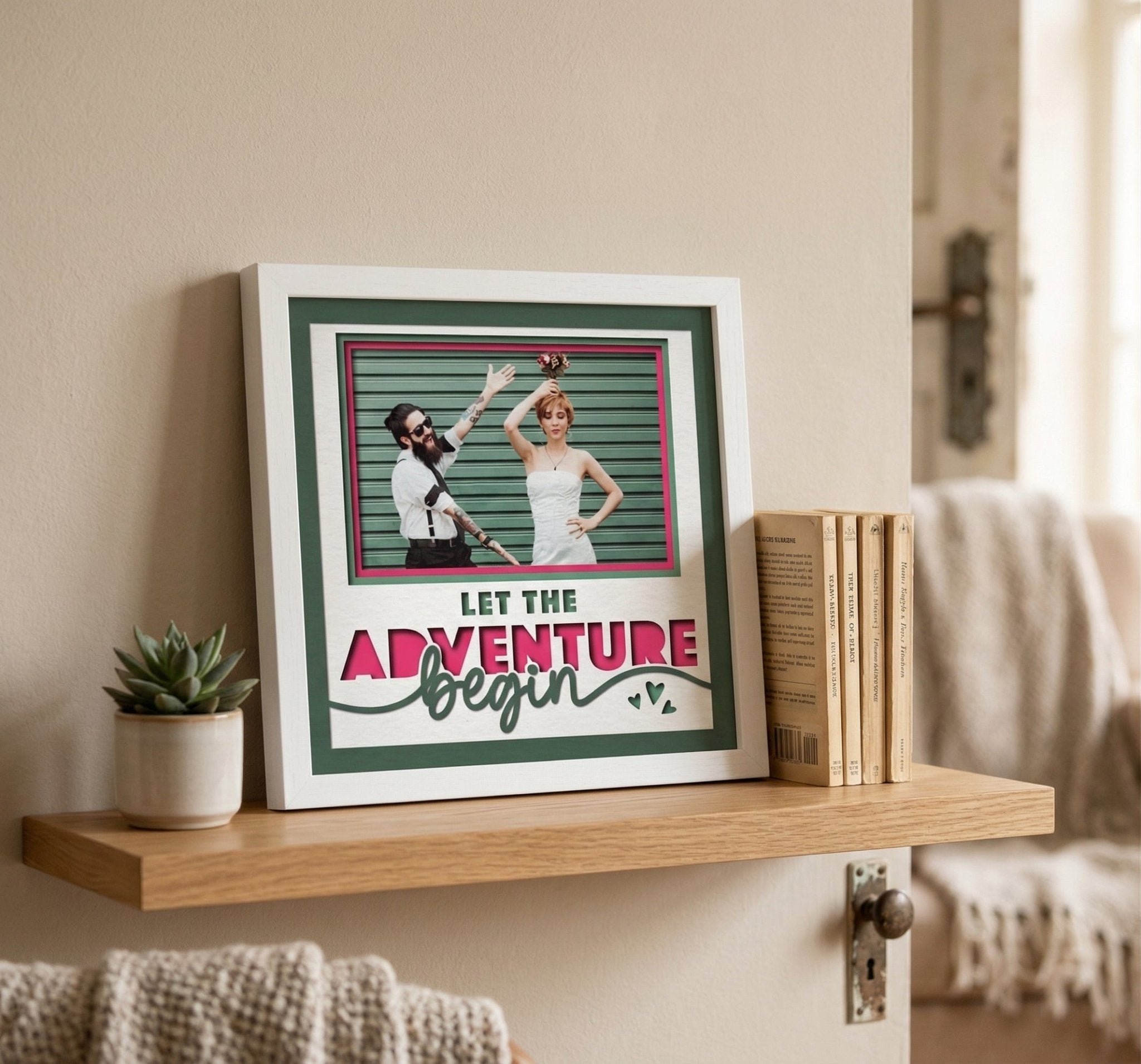 Let The Adventure Begin Photo Frame - The Caring Creative