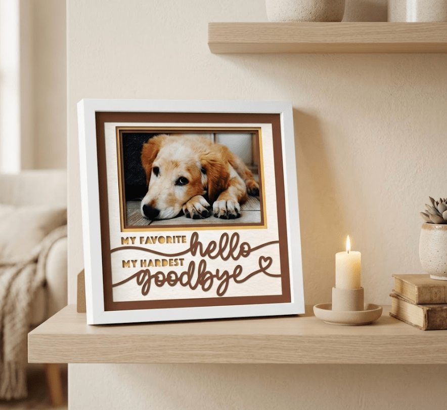 Memorial - My Hardest Goodbye Photo Frame - The Caring Creative