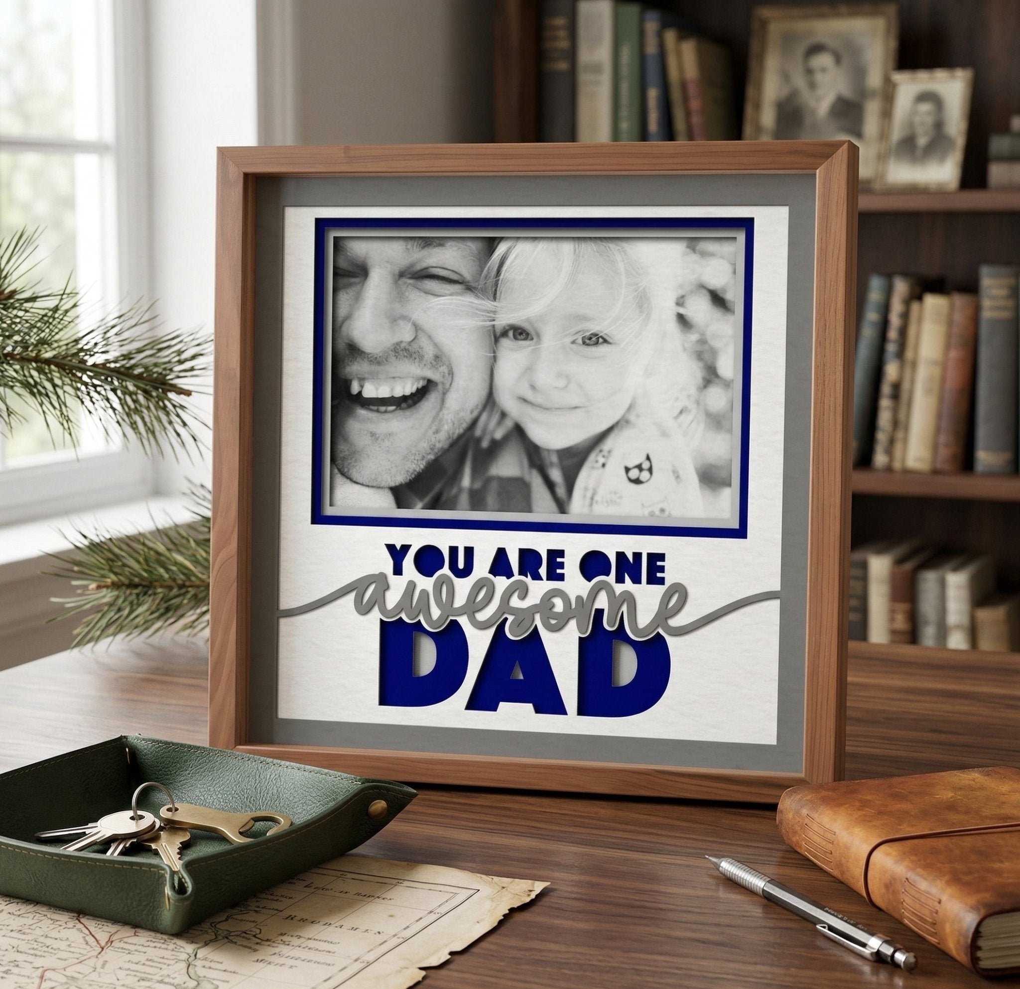 One Awesome Dad Photo Frame - The Caring Creative