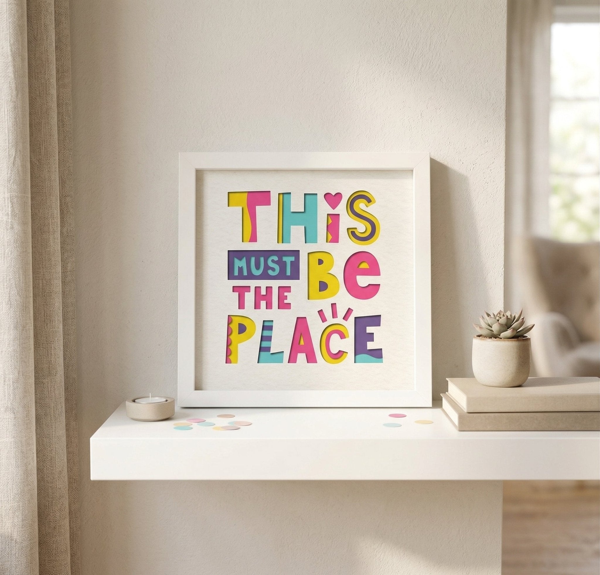 This Must Be The Place Photo Frame - The Caring Creative