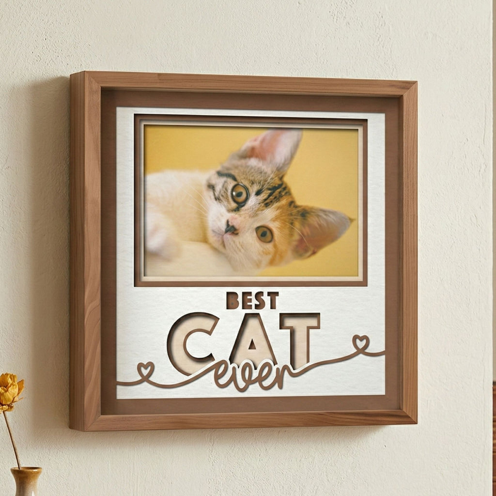 Best Cat Ever Photo Frame Kit