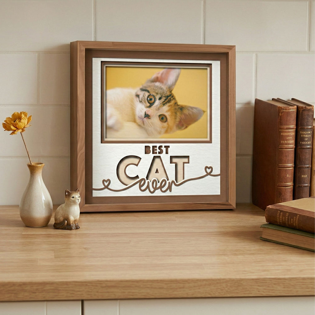 Best Cat Ever Photo Frame Kit