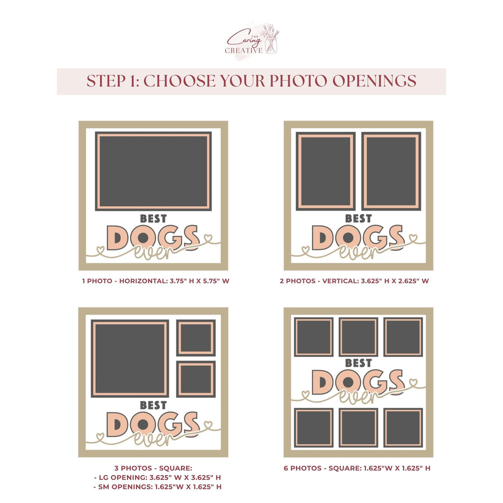 Best Dogs Ever Photo Frame Kit