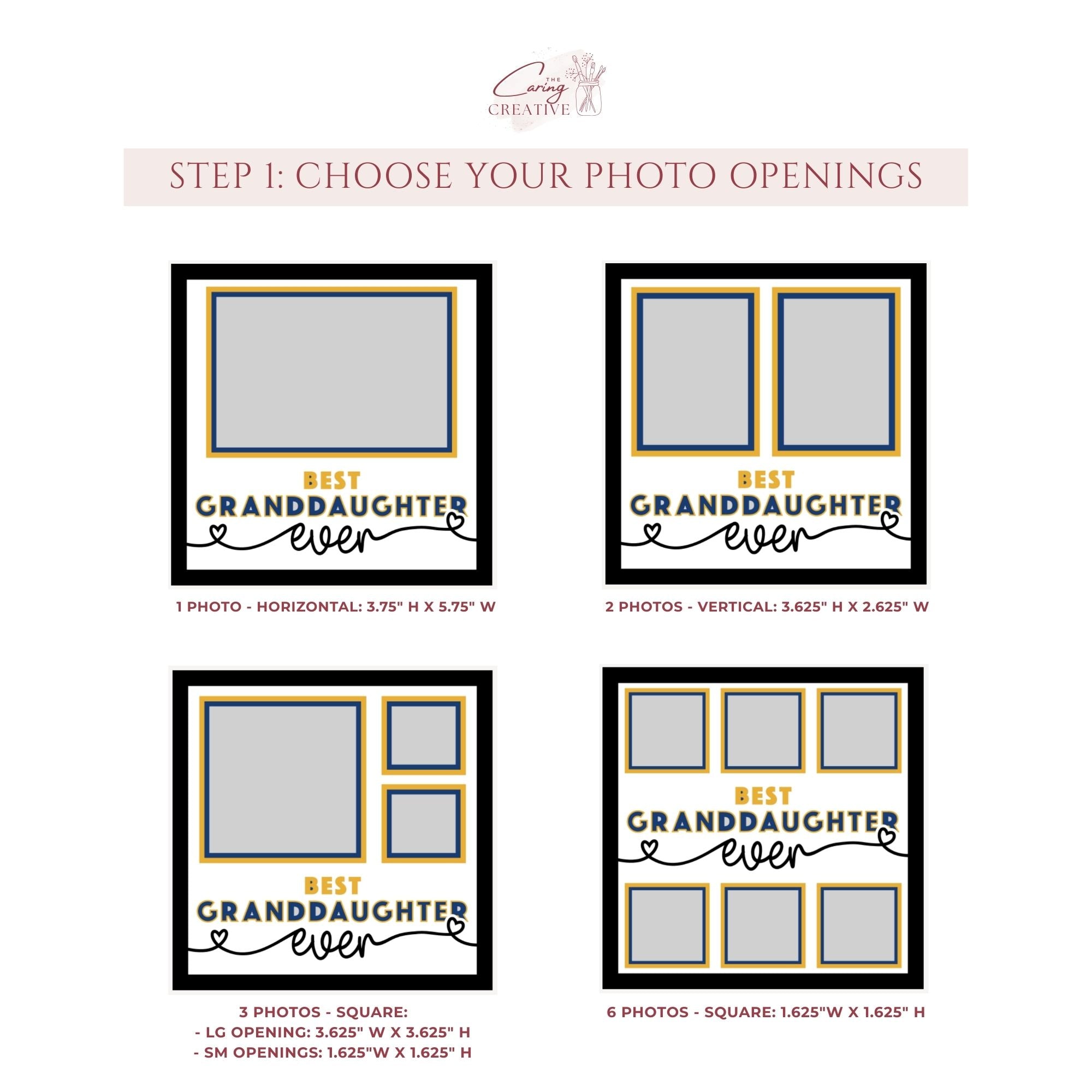 Best Granddaughter Ever Photo Frame Kit