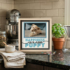 Happiness is a New Puppy Photo Frame Kit