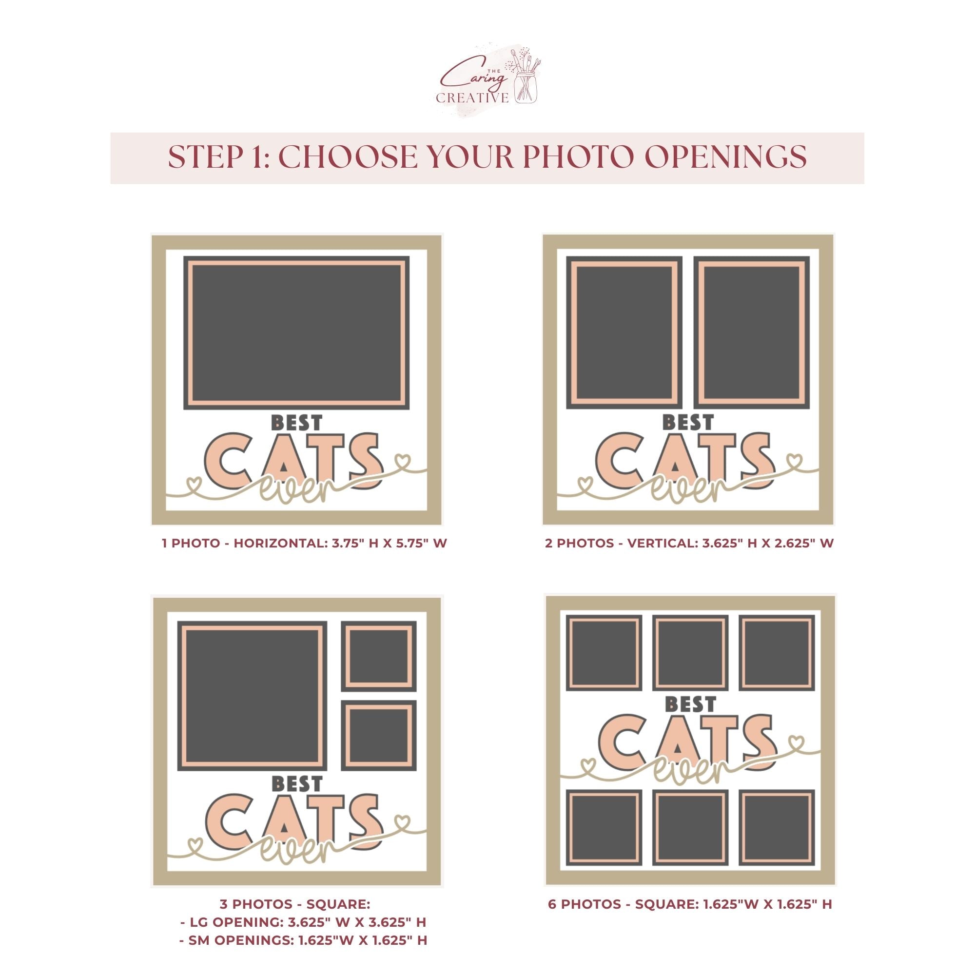 Best Cats Ever Photo Frame Kit