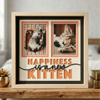 Happiness is a New Kitten Photo Frame Kit