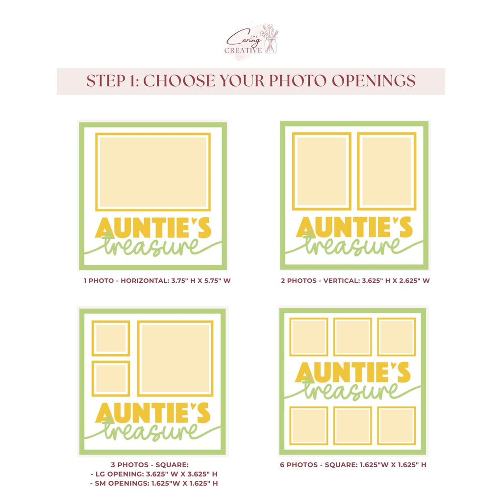 Auntie's Treasure Photo Frame Kit