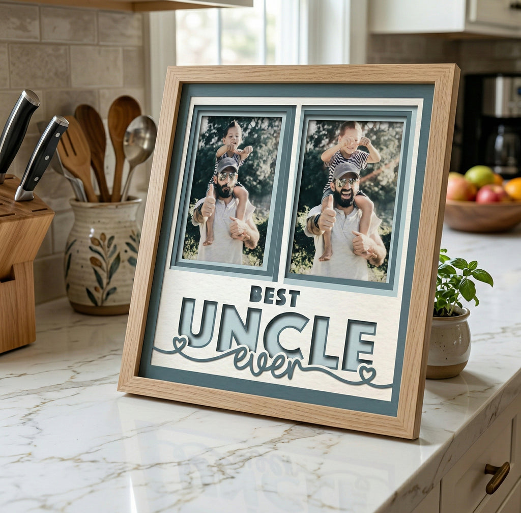 Best Uncle Ever Photo Frame Kit