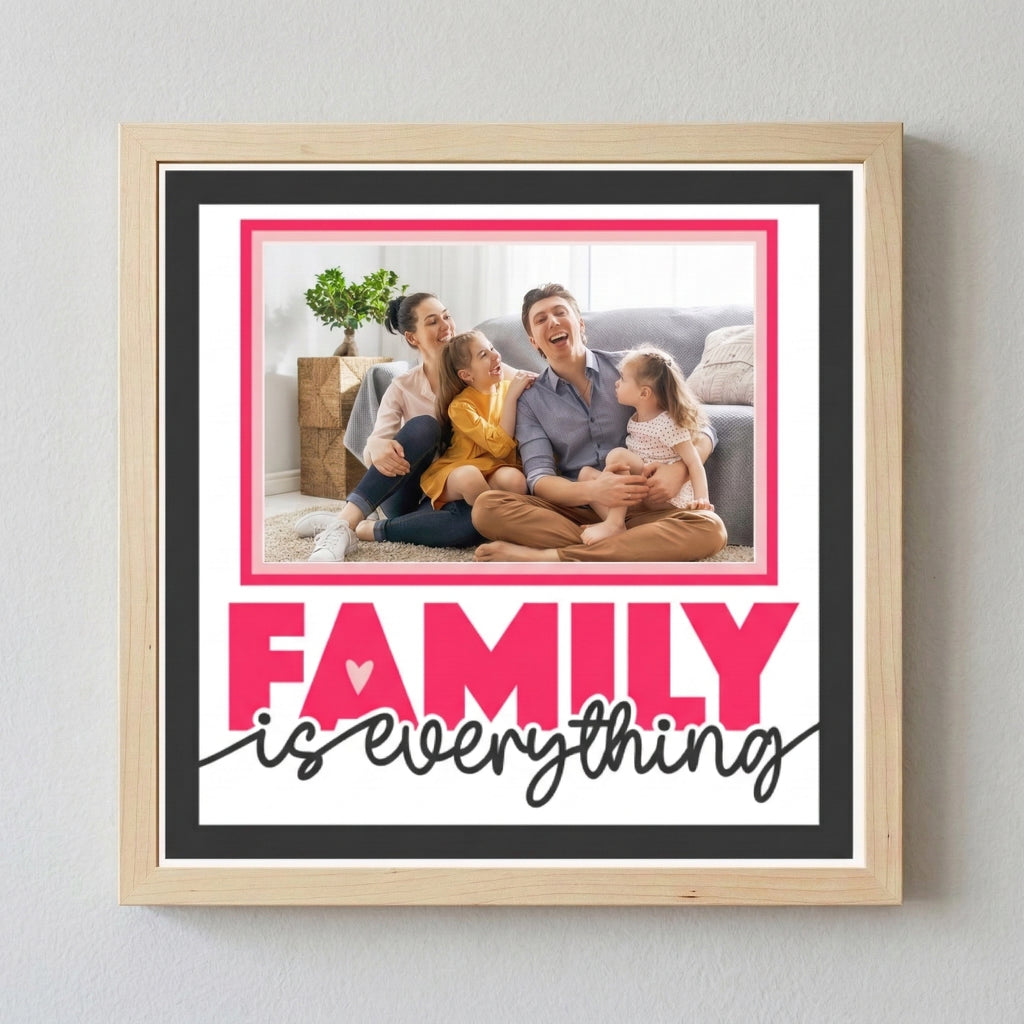 Family Is Everything Photo Frame Kit