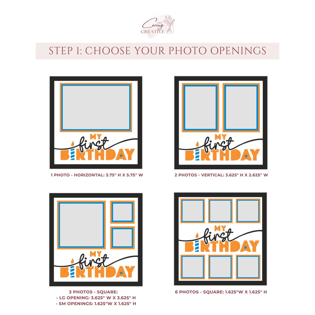 My First Birthday Photo Frame Kit