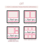 I Love You To The Moon and Back Photo Frame Kit