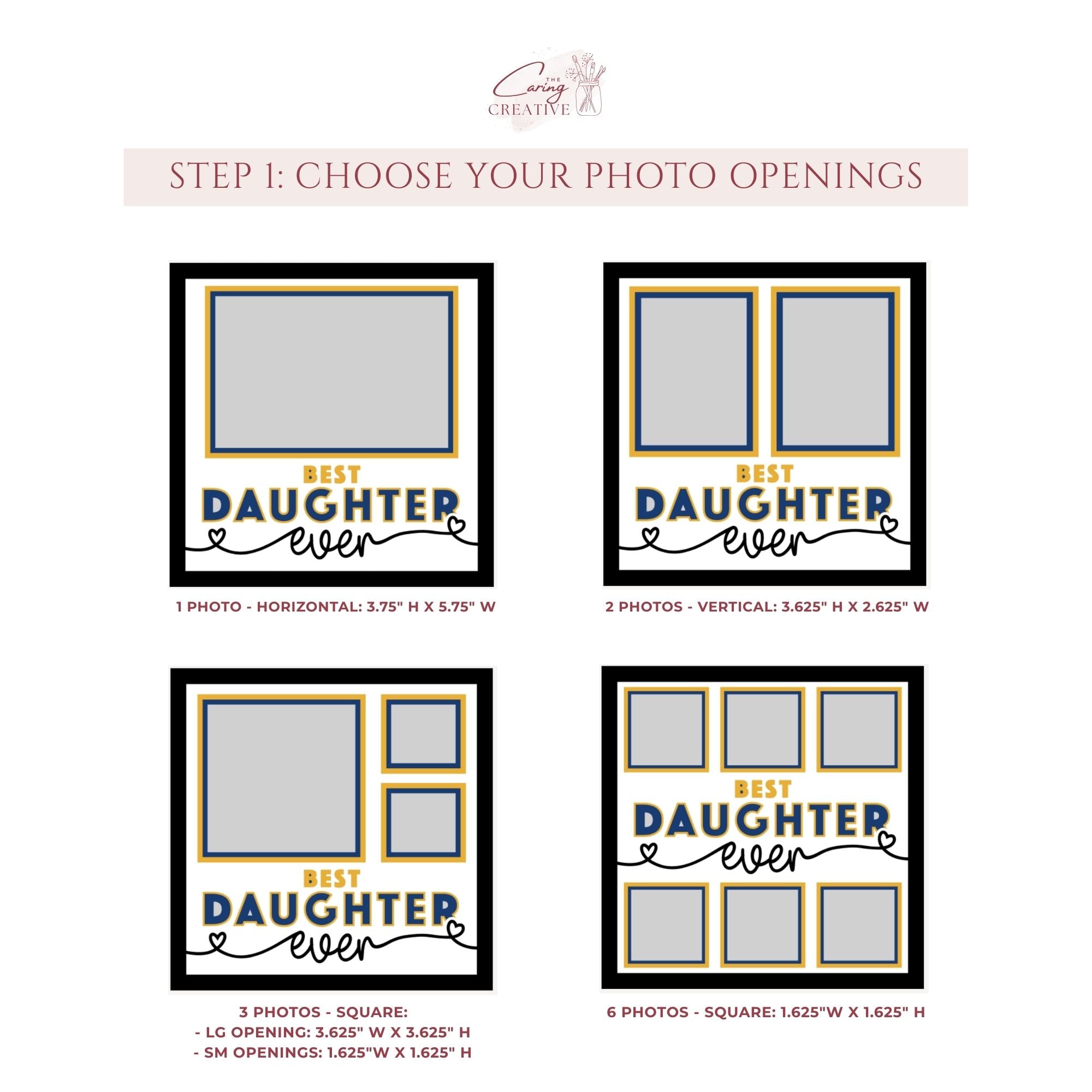Best Daughter Ever Photo Frame Kit