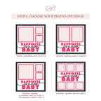 Happiness is a New Baby Photo Frame Kit