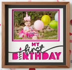 My First Birthday Photo Frame Kit