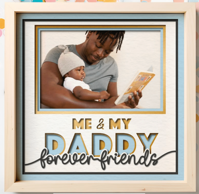 Me & My Daddy Forever Friends Photo Frame Kit