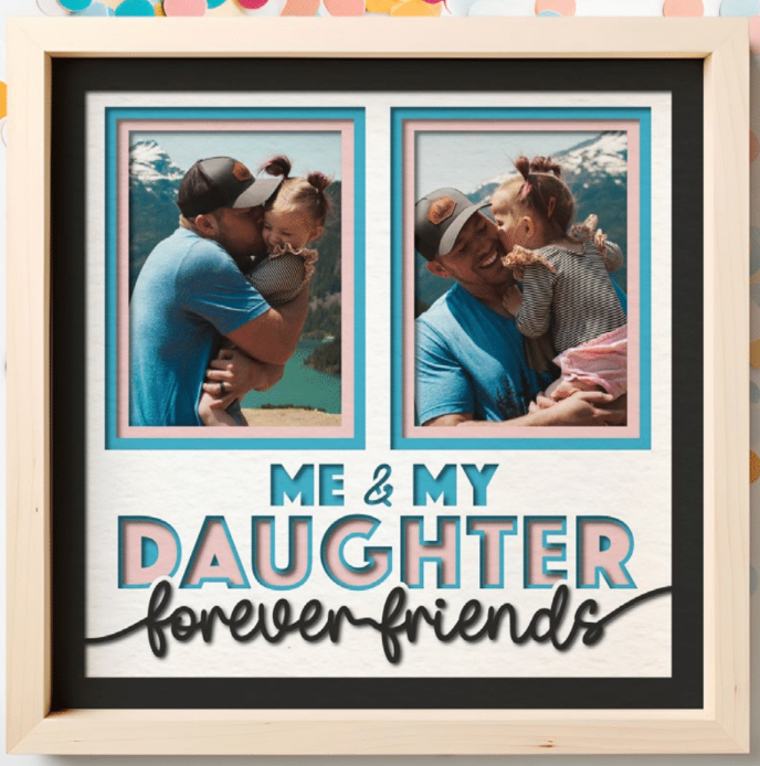 Me & My Daughter Forever Friends Photo Frame Kit