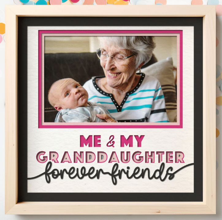 Me & My Granddaughter Forever Friends Photo Frame Kit