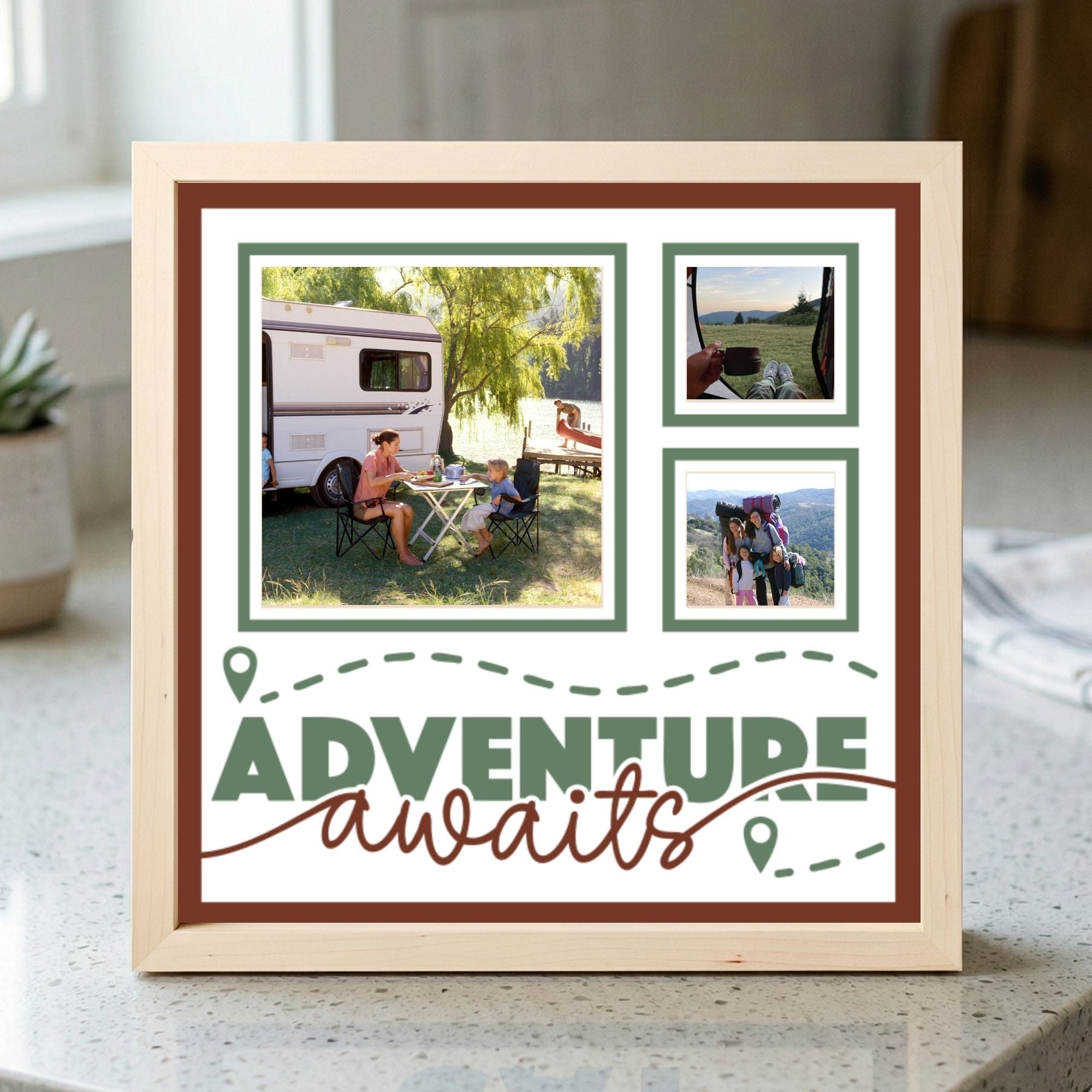 Adventure Awaits Photo Frame - The Caring Creative