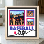 Baseball Is Life Photo Frame - The Caring Creative