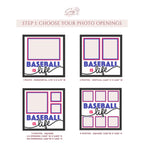 Baseball Star Photo Frame - The Caring Creative
