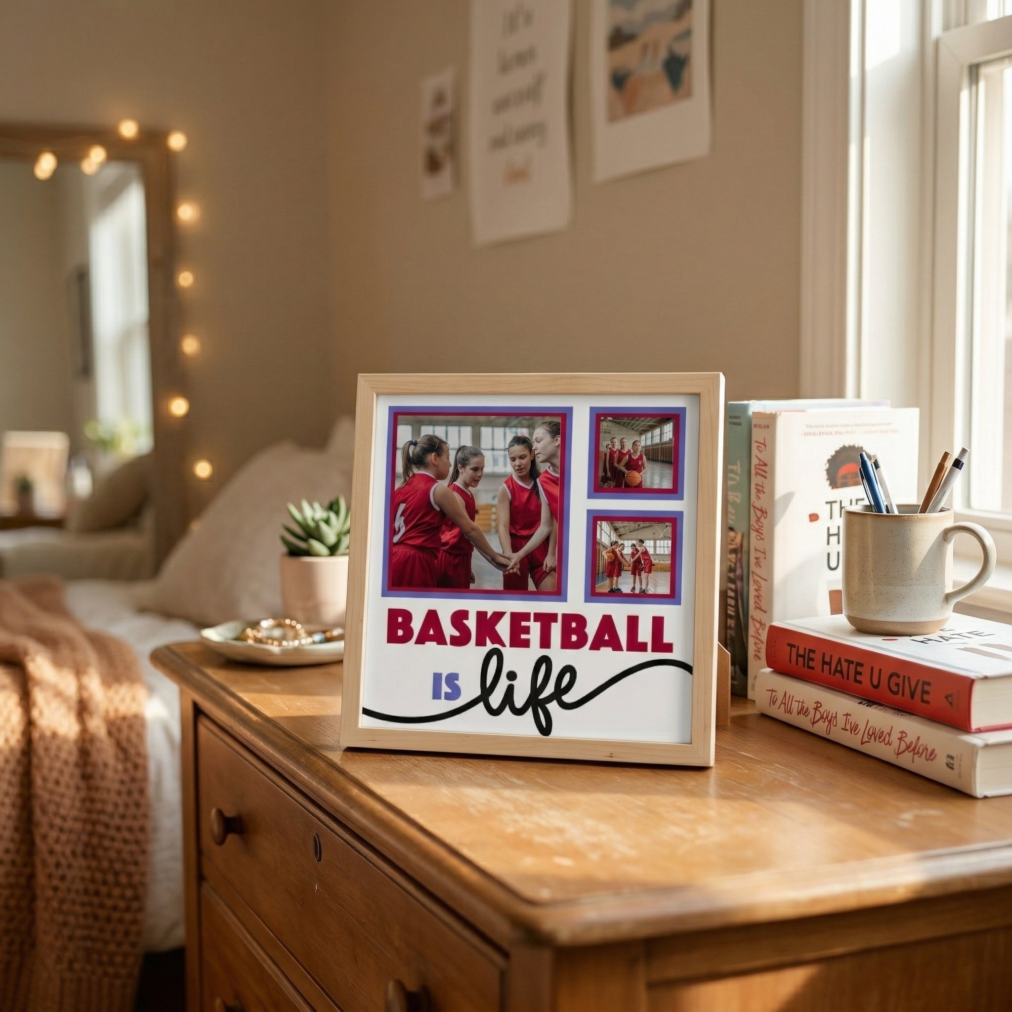 Basketball Is Life Photo Frame - The Caring Creative