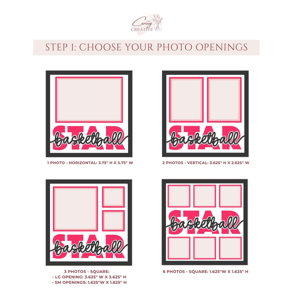 Basketball Star Photo Frame - The Caring Creative