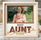 Best Aunt Ever Photo Frame - The Caring Creative