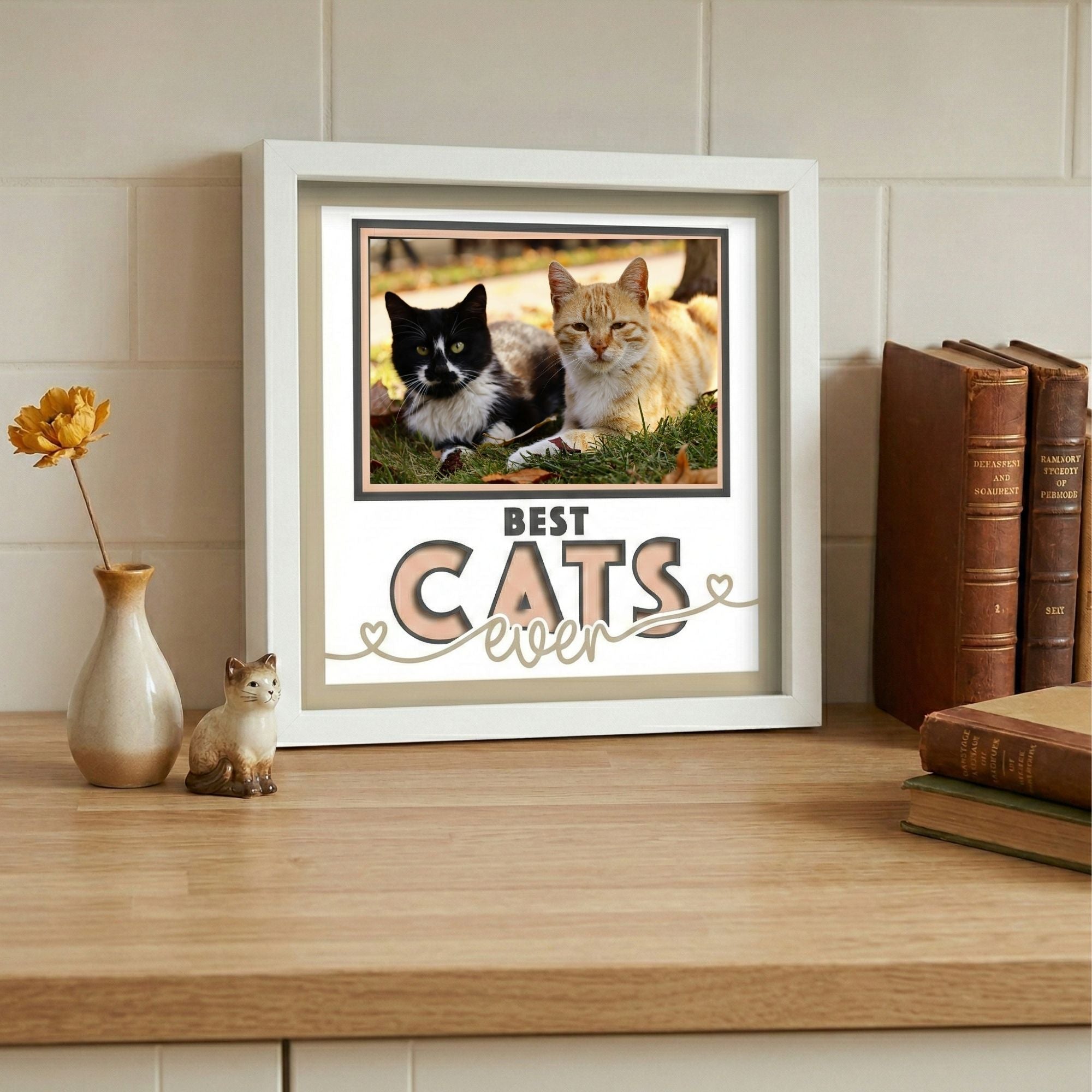 Best Cats Ever Photo Frame - The Caring Creative