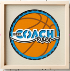 Best Coach Ever - Basketball Photo Frame - The Caring Creative