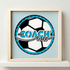 Best Coach Ever - Soccer Photo Frame - The Caring Creative