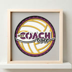 Best Coach Ever - Volleyball Photo Frame - The Caring Creative
