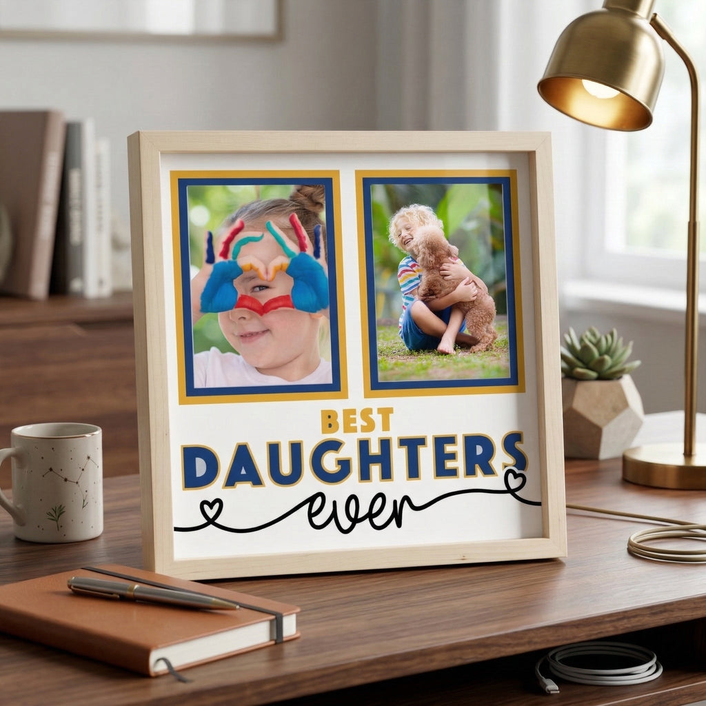 Best Daughters Ever Photo Frame - The Caring Creative