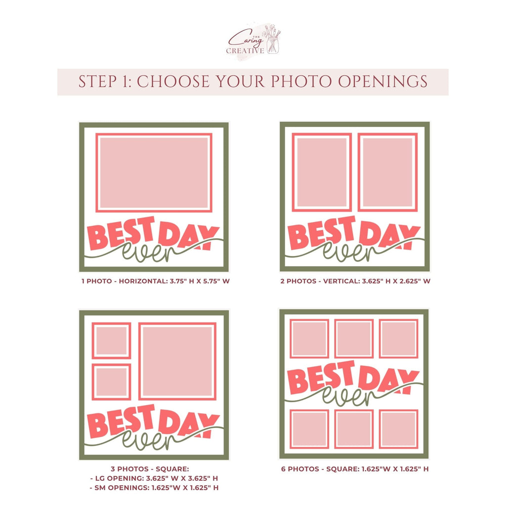 Best Day Ever Photo Frame - The Caring Creative