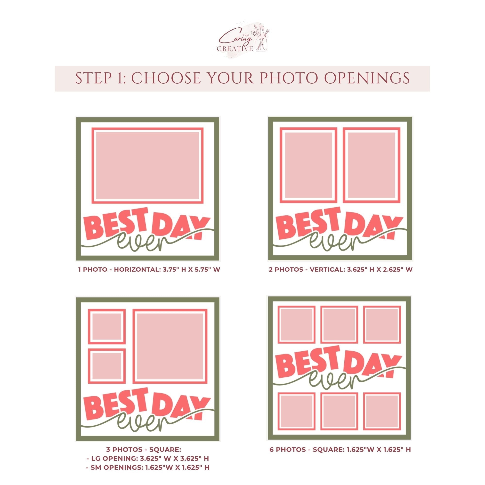 Best Day Ever Photo Frame - The Caring Creative