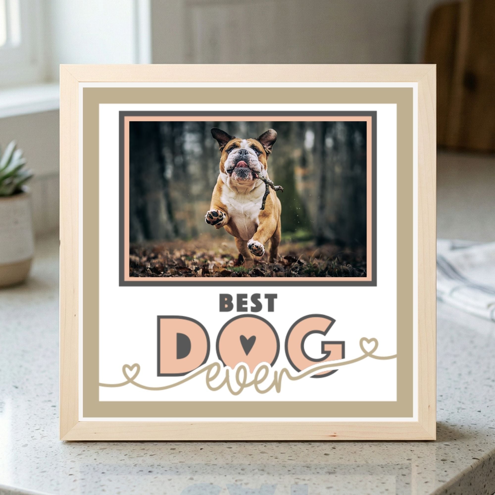 Best Dog Ever Photo Frame - The Caring Creative