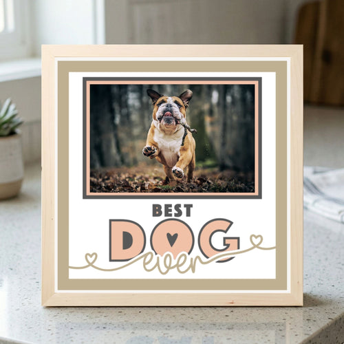Best Dog Ever Photo Frame - The Caring Creative