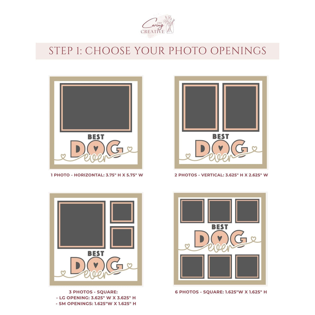 Best Dog Ever Photo Frame - The Caring Creative