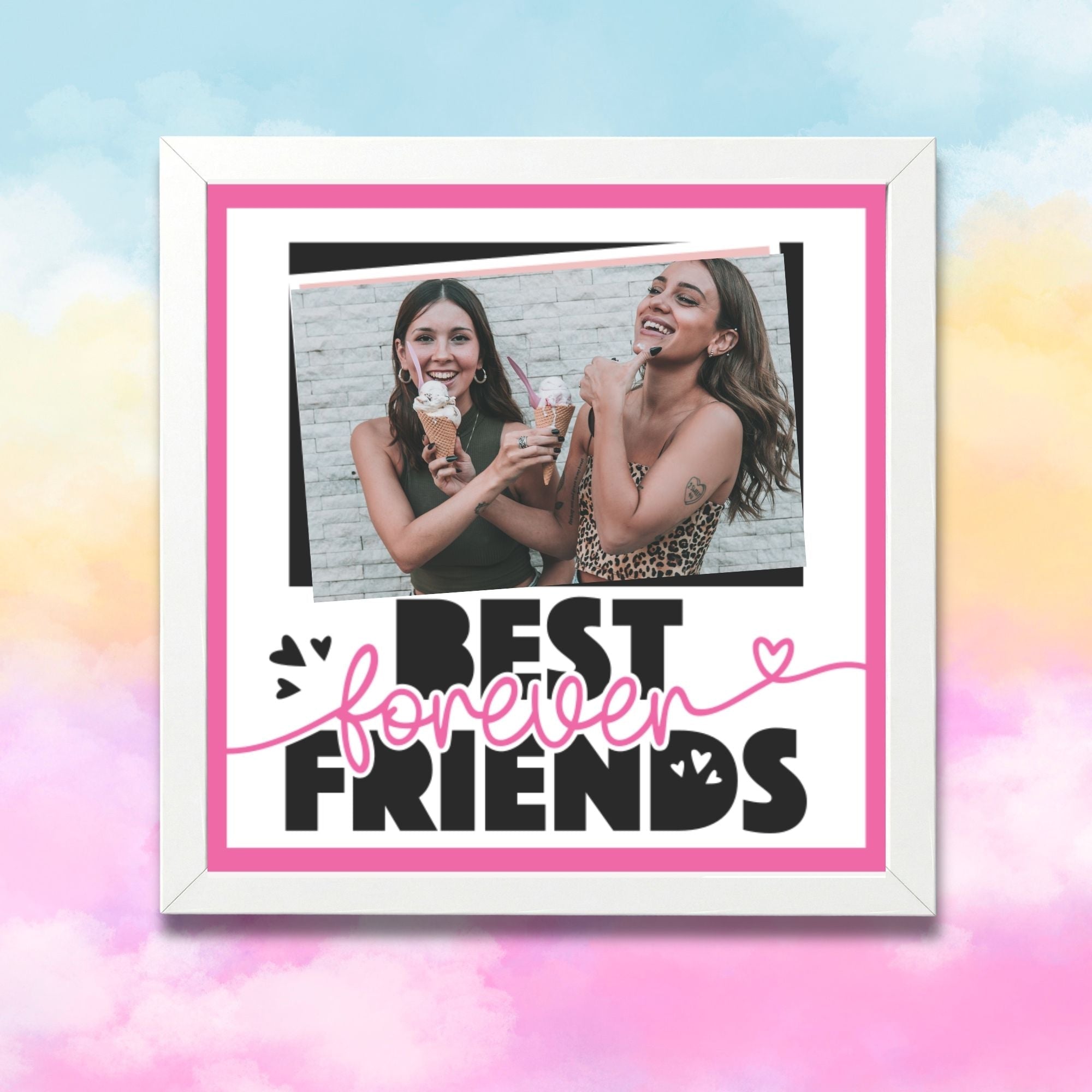 Best Friends Forever Photo Frame - The Caring Creative
