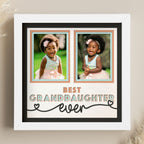 Best Granddaughter Ever Photo Frame - The Caring Creative